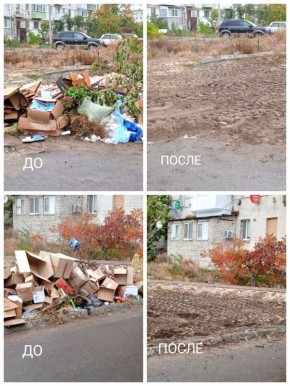 В городе Рубежное сотрудники МУП «ДЭП города Рубежное» продолжают активно занимаются благоустройством территории