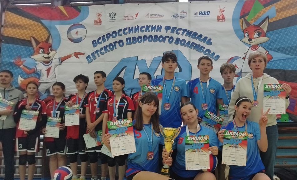 Владимир Чернев: Команда ГБОУ ЛНР "Старобельская СШ №4" завоевала почётное 1 место в региональном этапе Всероссийского фестиваля детского дворового волейбола 44! Владимир Чернев: Команда ГБОУ ЛНР "Старобельская СШ №4" завоевала почётное 1 место в региональном этапе Всероссийского фестиваля детского дворового волейбола 44!