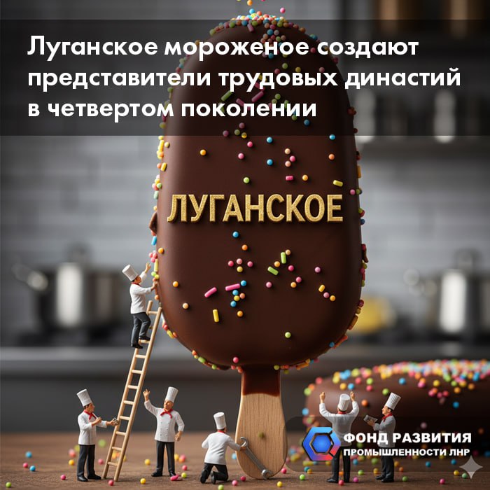 Луганское мороженое создают представители трудовых династий в четвертом поколении