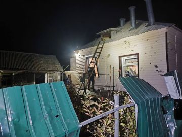 Дома, пострадавшие от ночного удара БПЛА в Луганске, обещают восстановить в течение недели