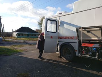 Мобильный флюорограф завершил работу в Красном Поле