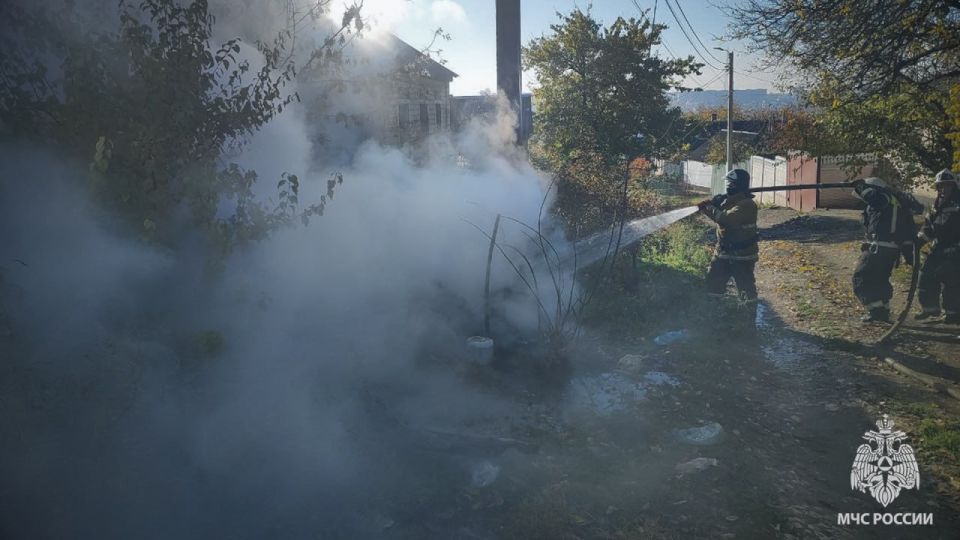 На пожаре в Луганске погиб мужчина