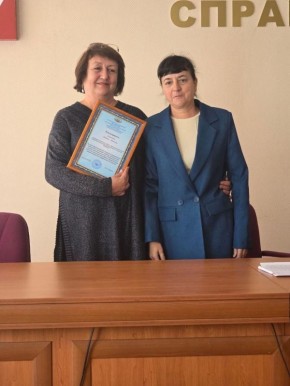 Омск с рабочим визитом посетила председатель организации Профсоюза Стаханова Ольга Сирота