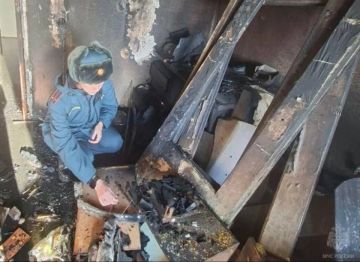 Не потушенная сигарета едва не привела к трагедии в Луганске