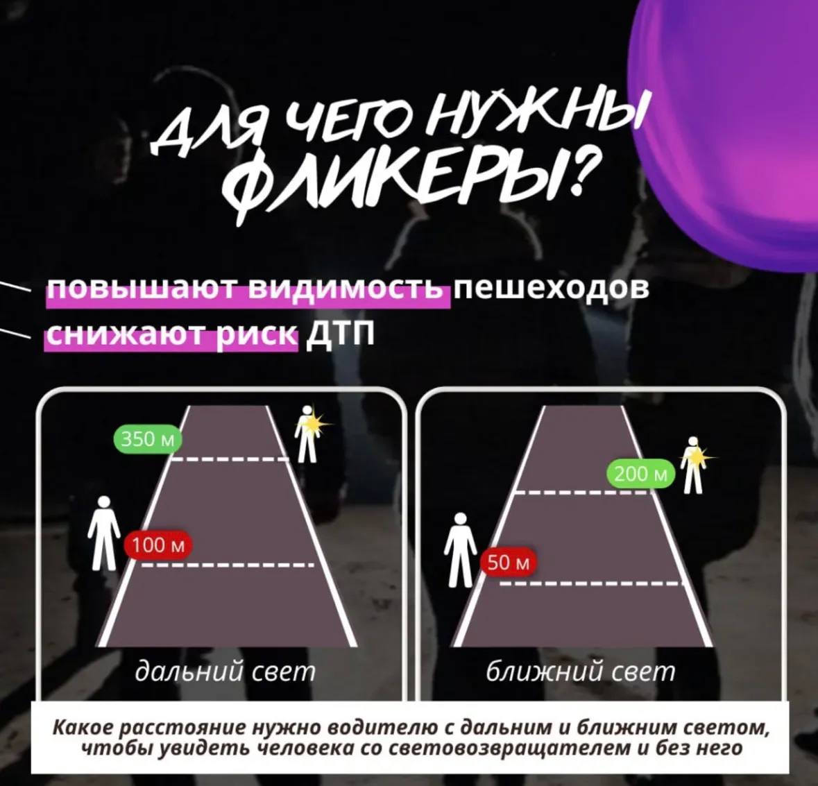 Памятка жителям о световозвращающих элементах (СВЭ) Памятка жителям о световозвращающих элементах (СВЭ)