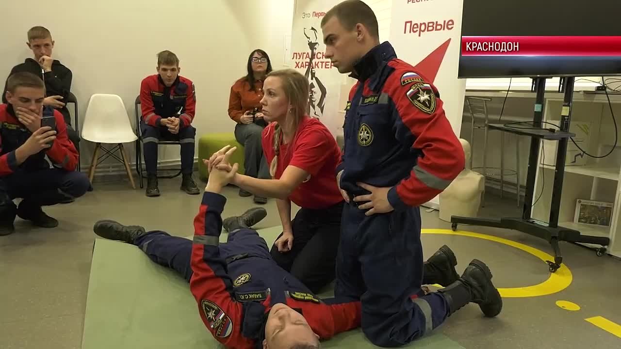 В Центре молодёжных инициатив «Гравитация» состоялся мастер-класс в рамках Всероссийского проекта «Первая помощь»