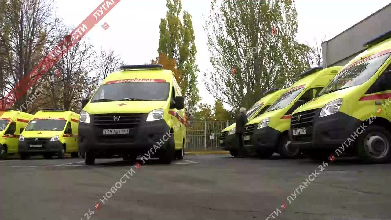 10 новых реанимобилей получил Луганский республиканский центр экстренной медицинской помощи и медицины катастроф