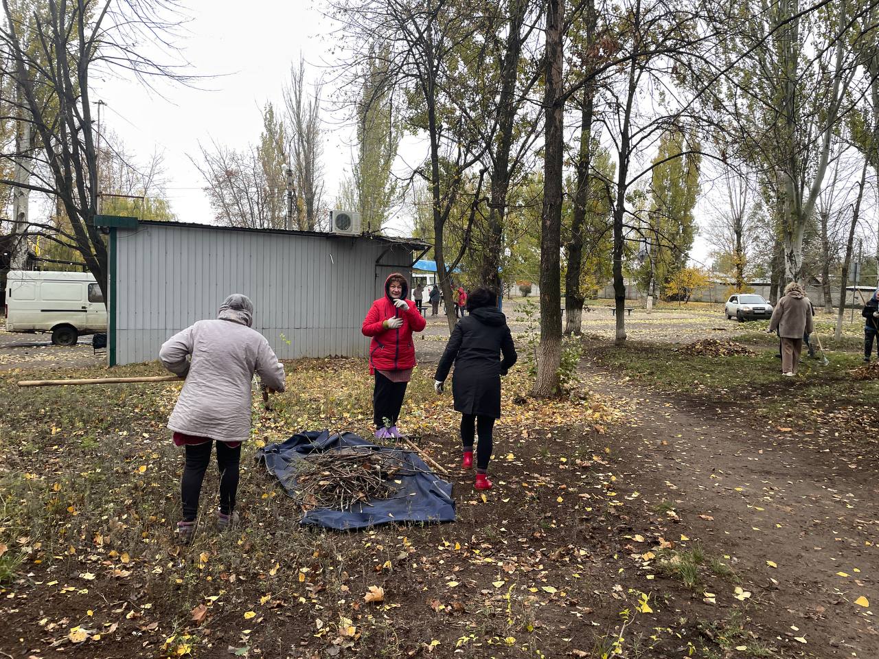Жители города Суходольска приняли участие в общественном субботнике