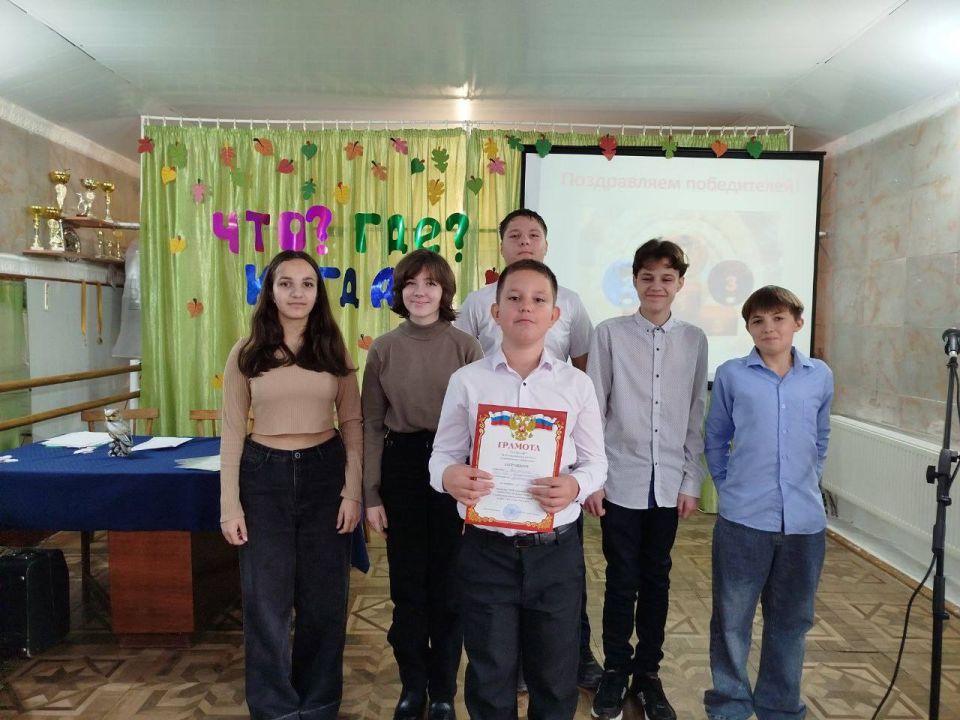 В Лутугинском районном клубе «Что? Где? Когда?» состоялось открытие XXII игрового сезона 2025-2026 учебного года В Лутугинском районном клубе «Что? Где? Когда?» состоялось открытие XXII игрового сезона 2025-2026 учебного года