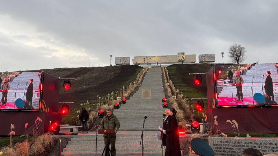 В Краснолучском округе состоялось открытие восстановленного Мемориального комплекса боевой славы на реке Миус В Краснолучском округе состоялось открытие восстановленного Мемориального комплекса боевой славы на реке Миус