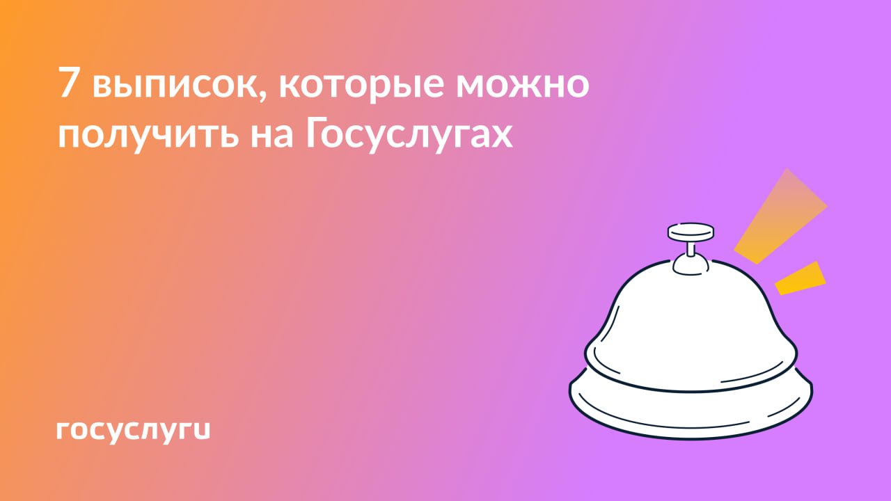 7 выписок на Госуслугах. На Госуслугах можно получить сведения для разных жизненных ситуаций
