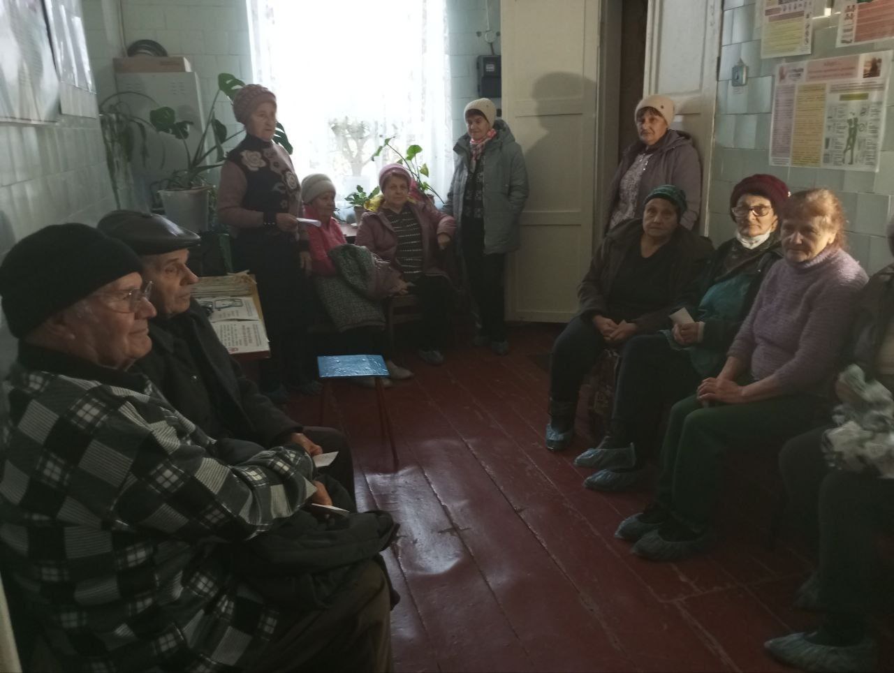 Выездная работа передвижного ФАП в Розсоховатом Марковского м.о