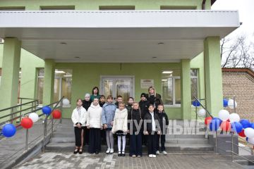 Отремонтированная Белореченская средняя школа распахнула свои двери для 126 учеников