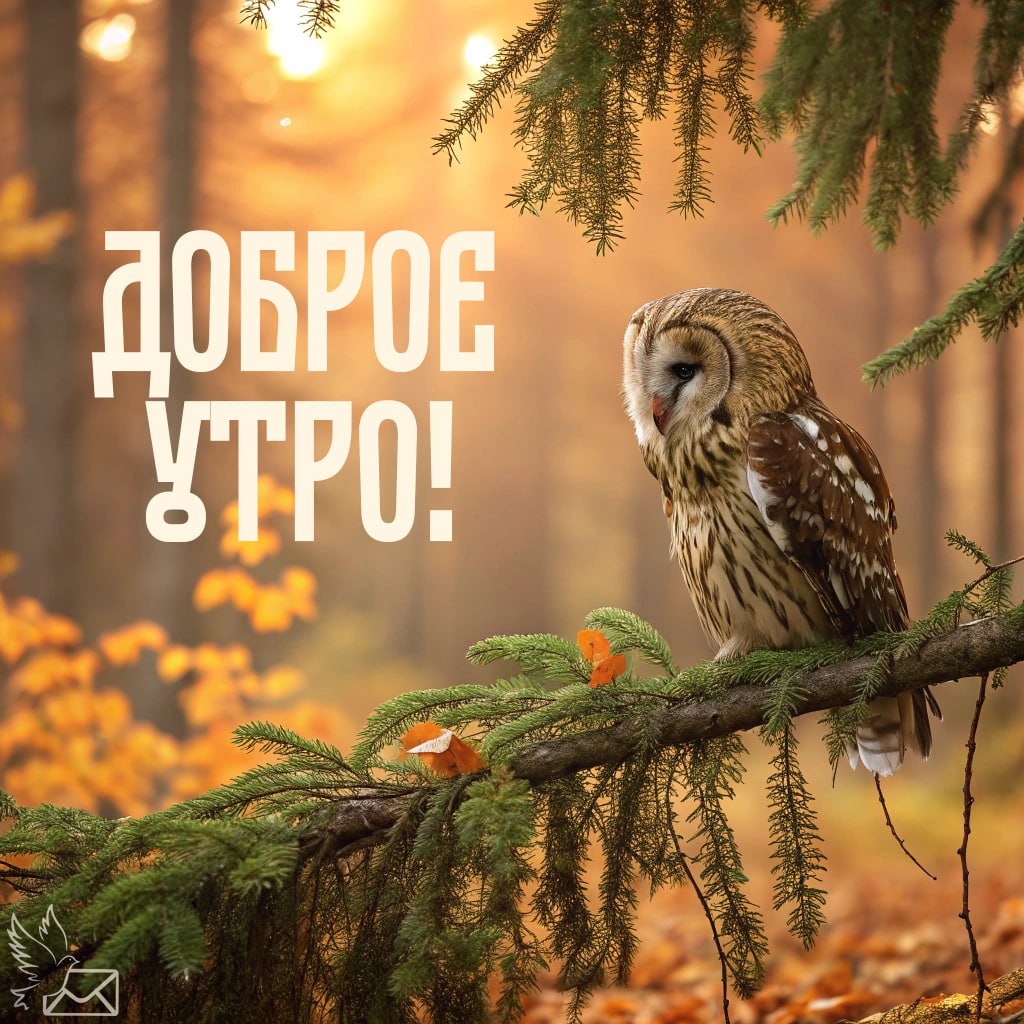 Доброе утро! Пусть осенний день начнётся с улыбки и добрых новостей