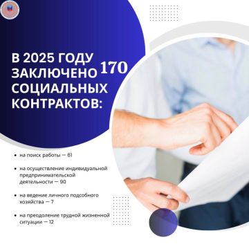Социальные контракты заключаются в рамках нацпроекта «Семья»