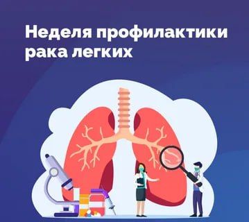 Неделя с 3 по 9 ноября 2025 года объявлена Министерством здравоохранения Российской Федерации неделей профилактики рака лёгких
