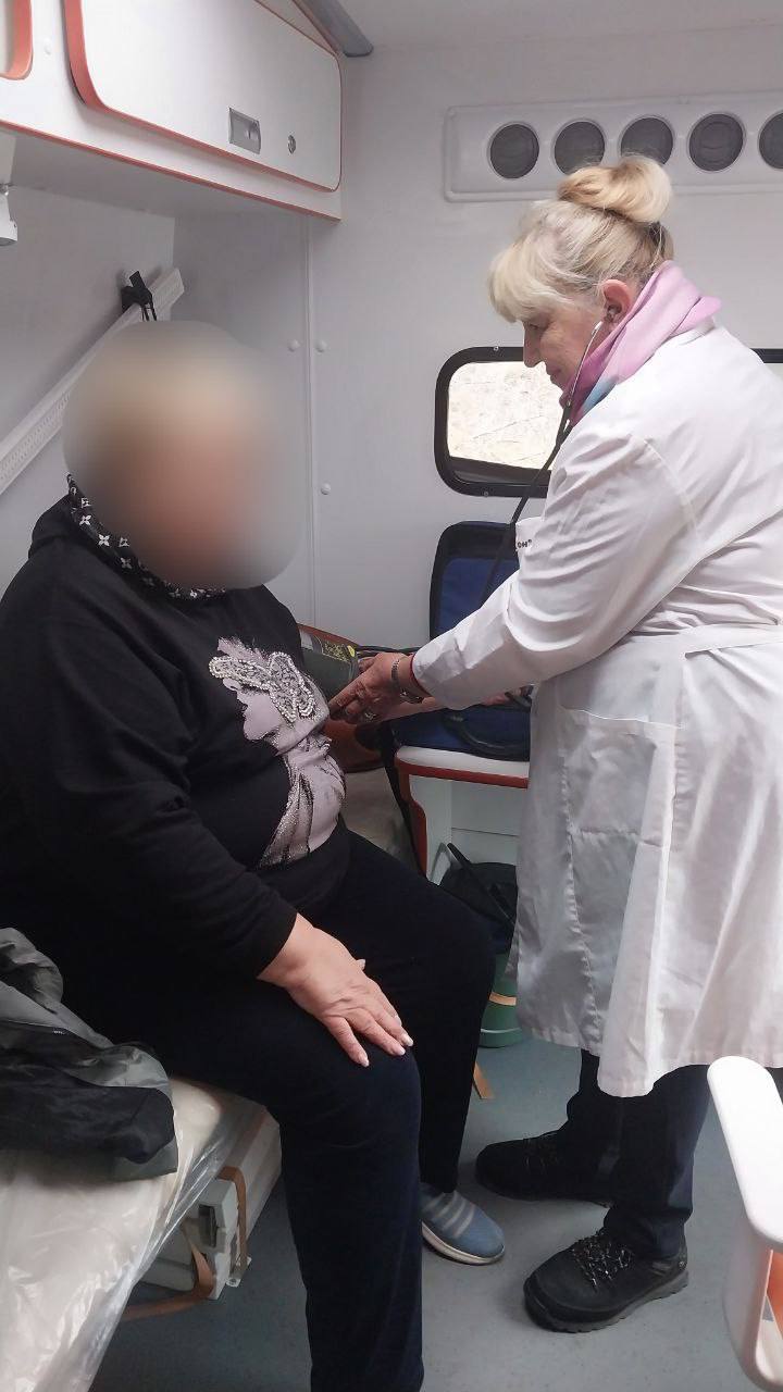 Специалисты Металлисткой АОПСМ провели выездной осмотр жителей села Стукалова Балка