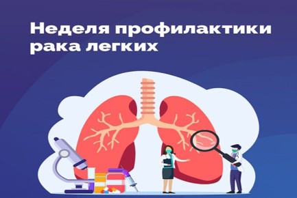 С 3 по 9 октября т.г. будет проводиться Неделя профилактики рака легких