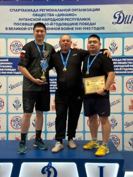 Сотрудники МВД по субъекту стали победителями региональных соревнований по настольному теннису