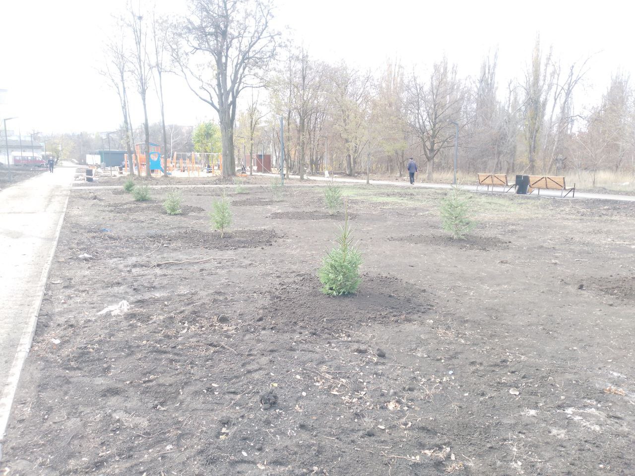 Активисты «Единой России» озеленили парк «Красный Луч» Активисты «Единой России» озеленили парк «Красный Луч»