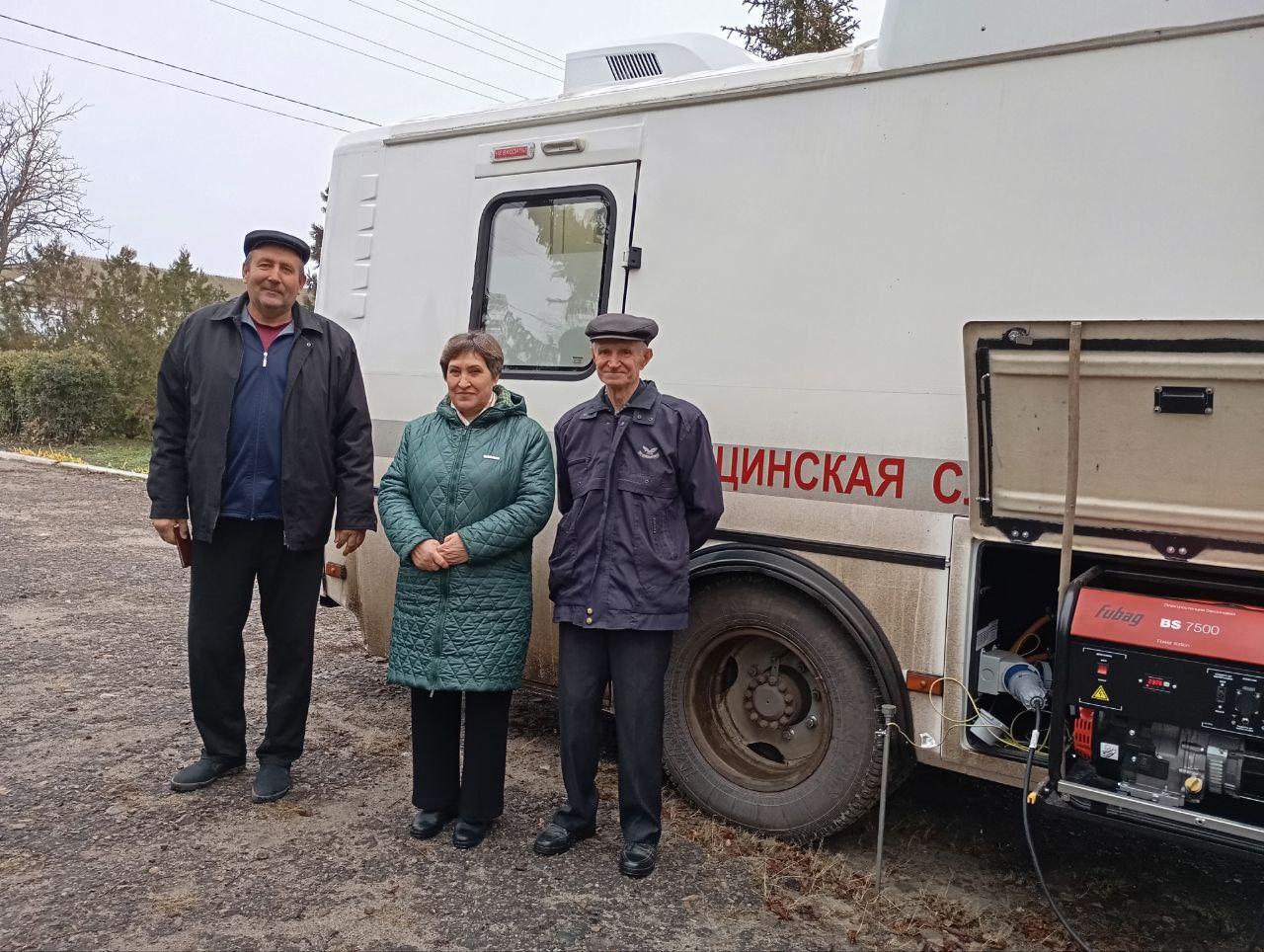 Мобильный флюорограф Марковской центральной районной многопрофильной больницы работал в с. Кабычевка