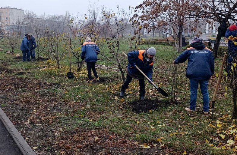 Коммунальные службы проводят работы на территории города