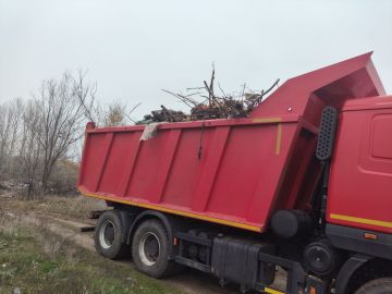 В селе Шульгинка продолжаются мероприятия по ликвидации несанкционированной свалки