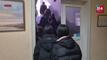 Действия при эвакуации из учебного корпуса отрабатывали студенты Луганского колледжа строительства, экономики и права