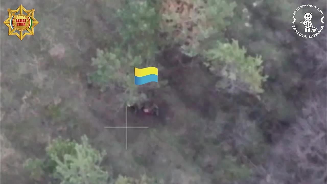 Расчёт БПЛА группы “ШРАМА” СпН “Ахмат” МО РФ сорвал ротацию ВСУ