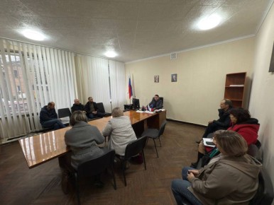 Еженедельное рабочее совещание с начальниками ООЖ