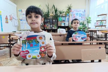 Акцию «Я россиянин» состоялась в Медвежанской СШ