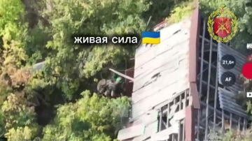 Кадры боев за населенный пункт Дроновка