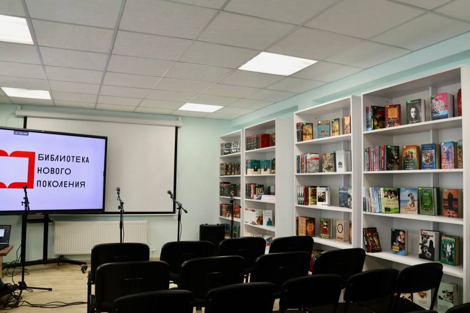 Торжественное открытие модельной библиотеки «Казачок» состоялось в Станице Луганской в рамках национального проекта «Семья» Торжественное открытие модельной библиотеки «Казачок» состоялось в Станице Луганской в рамках национального проекта «Семья»