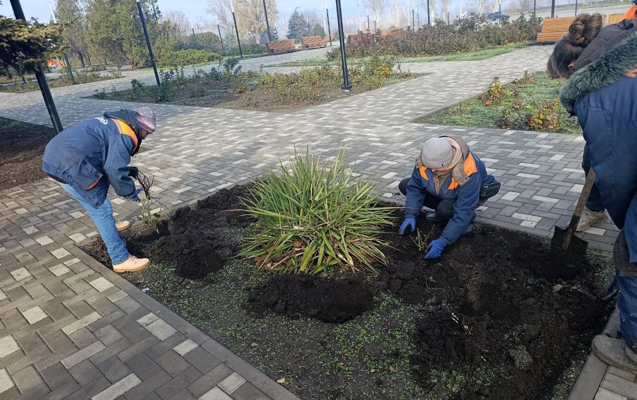 Коммунальные службы проводят работы на территории города