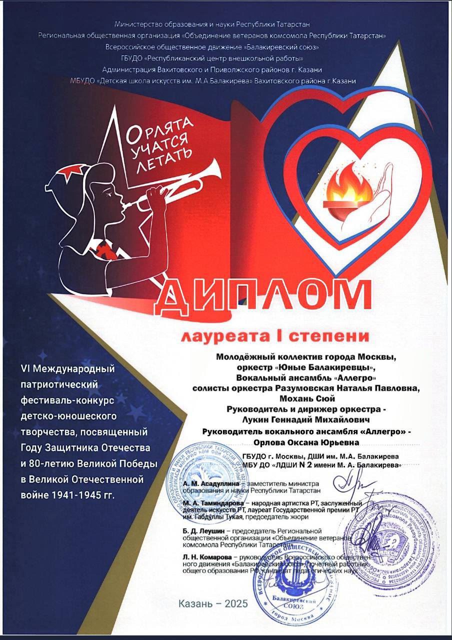 Воспитанники школы искусств № 2 стали лауреатами Международного фестиваля