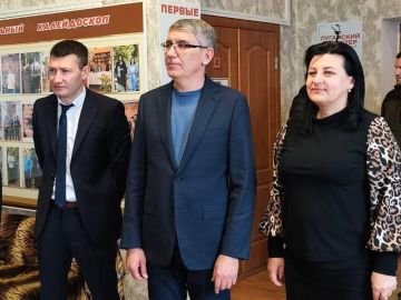 Губернатор Тульской области привез подарки для воспитанников Лутугинской школы-интерната