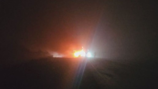 Пассажирский автобус загорелся между Краснодоном и Свердловском