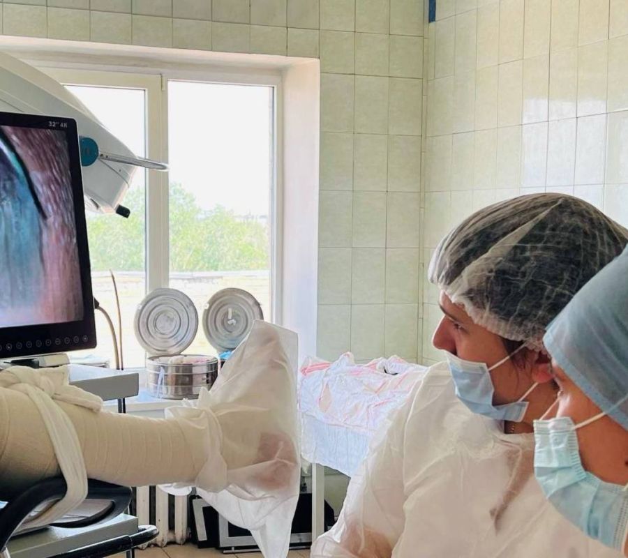 Новый уровень колопроктологии в ЛНР: ЛРКБ внедряет малотравматичные операции с помощью современной лапароскопической стойки