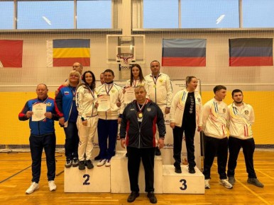 Победители дисциплины «настольный теннис» в Спартакиаде «Содружество Донбасс» в Воронеже