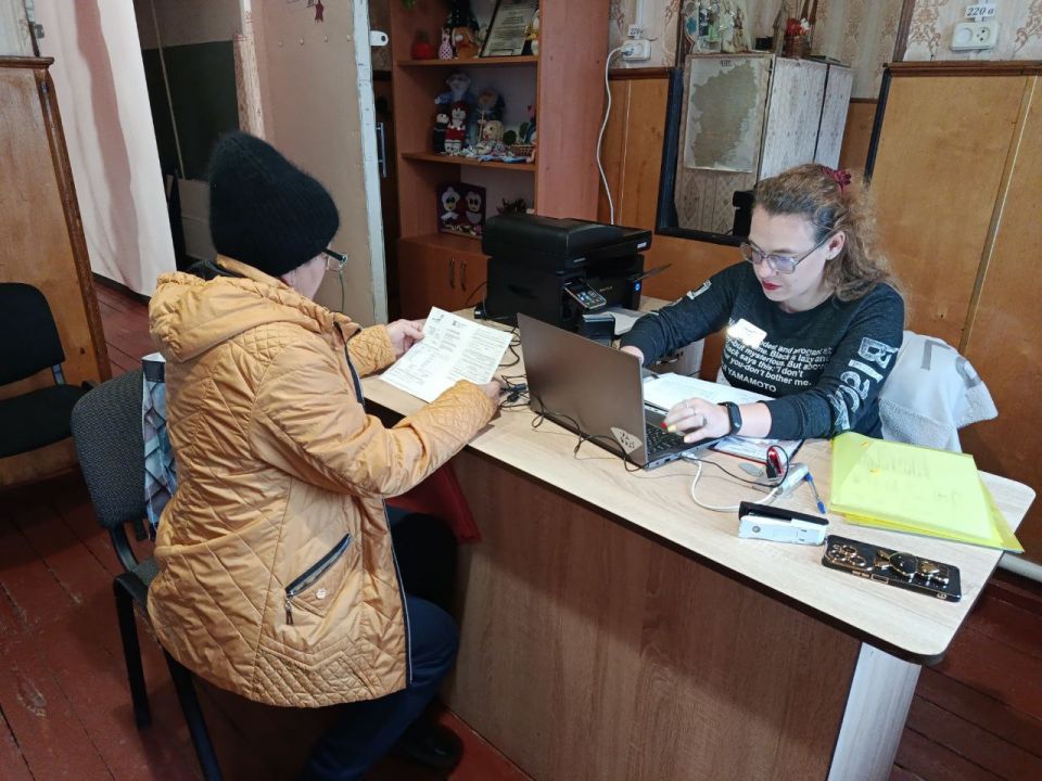 В Старобельском муниципальном округе продолжается работа по обеспечению доступности государственных услуг и социальной инфраструктуры для жителей сельских населённых пунктов В Старобельском муниципальном округе продолжается работа по обеспечению доступности государственных услуг и социальной инфраструктуры для жителей сельских населённых пунктов