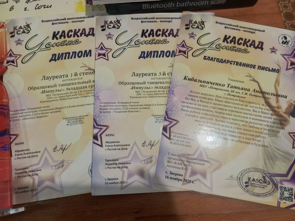 Танцевальный коллектив «Импульс», в котором принимают участие дочери начальника отдела кадров ИК № 3 и инспектора канцелярии ИЦ-2 регионального УФСИН, стал лауреатом Всероссийского конкурса