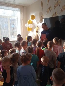 Родаковский ясли-сад посетил инспектор ОГИБДД