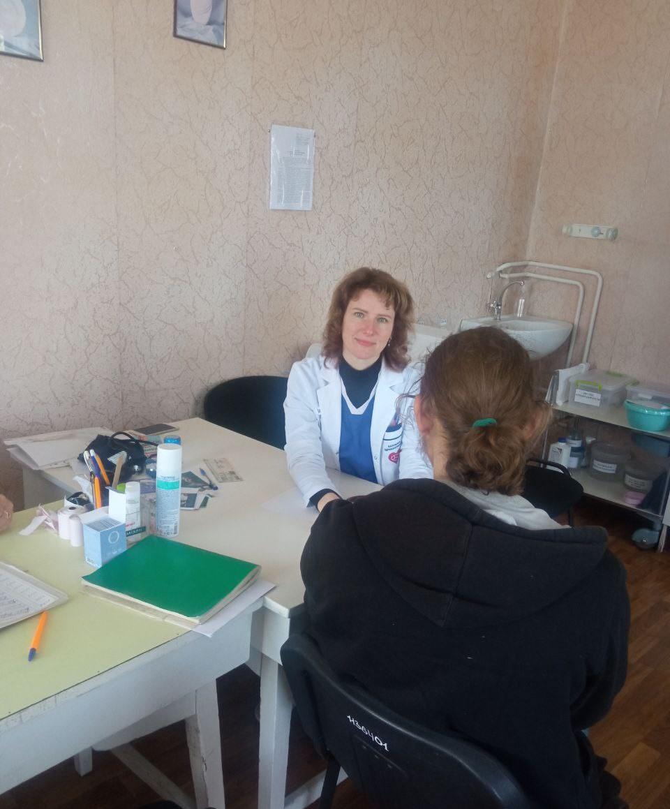 Калужские медики провели осмотр пациентов в Первомайске Калужские медики провели осмотр пациентов в Первомайске