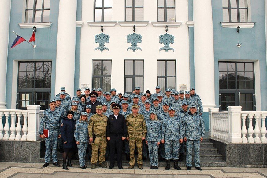 Олег Калинкин посетил линейные отделы МВД России в ДНР, ЛНР, Херсонской и Запорожской областях