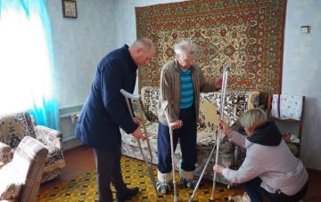 Сергей Крамаренко: Навестили ветерана Великой Отечественной войны, Николая Васильевича Пономарева