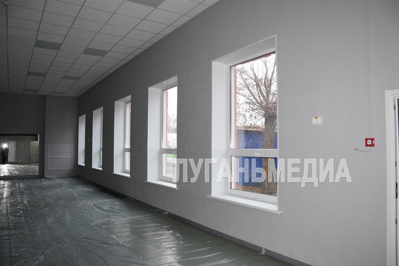 В спорткомплексе Славяносербска завершаются ремонтно-восстановительные работы В спорткомплексе Славяносербска завершаются ремонтно-восстановительные работы