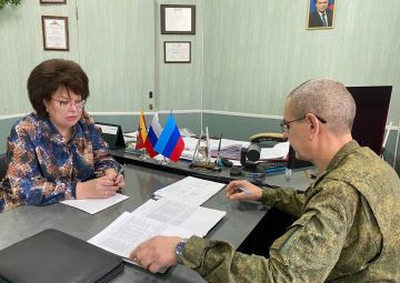 Марина Филиппова: По поручению Главы ЛНР Леонида Пасечника в Новоайдарском округе продолжается планомерная работа по организации воинского учета