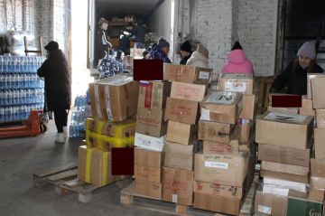 По поручению главы Хакасии Валентина Коновалова из республики отправлена новая партия гуманитарной помощи