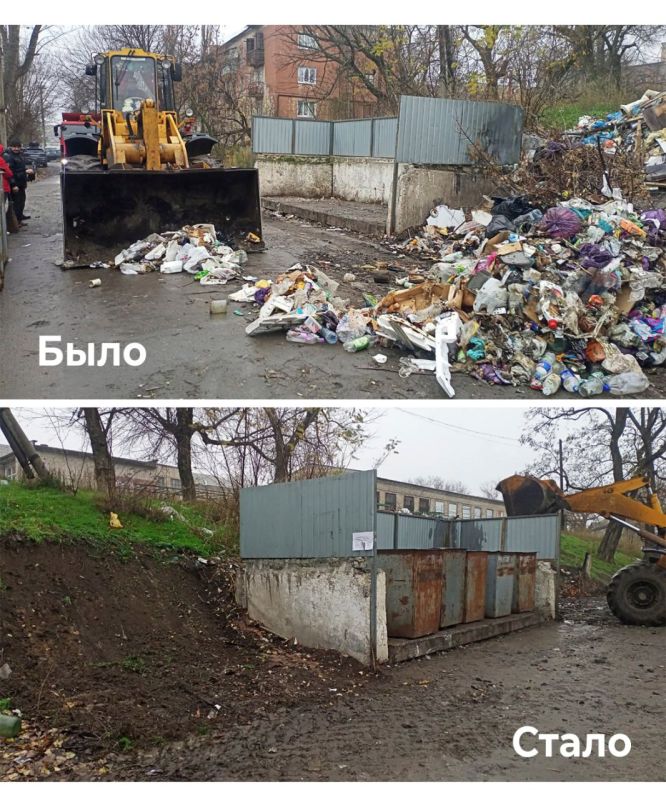 Работы по вывозу мусора не прекращаются Работы по вывозу мусора не прекращаются