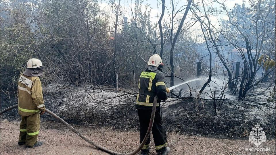 Два пожара потушили в ЛНР за сутки